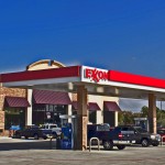 Exxon Station with Subway Sandwich Shop